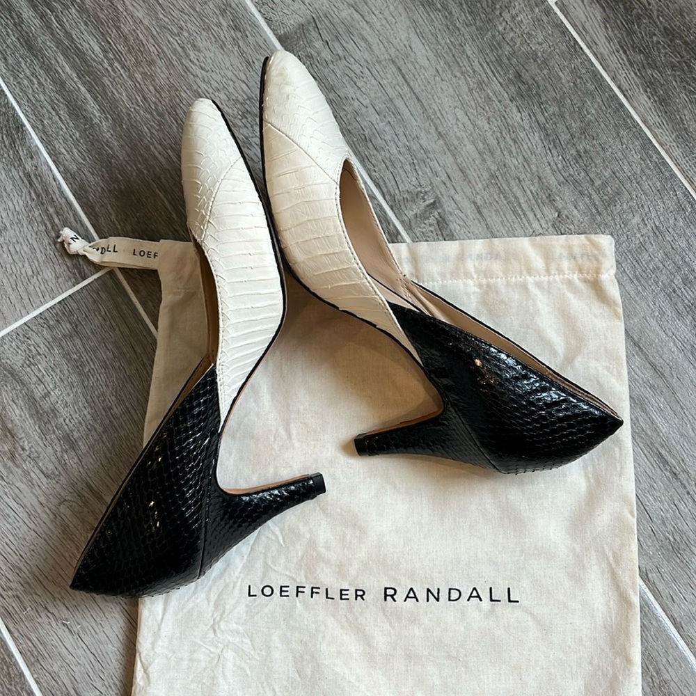 Loeffler Randall Snake Skin Pumps 7.5